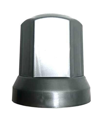 MelTruck Radmutterkappen Schutz Abdeckung Ø32 mm für Schrauben für LKW (40, Hellgrau, Höhe - 54,5 mm) von MelTruck