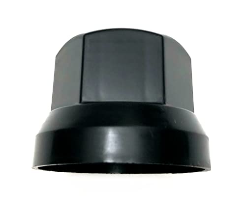 MelTruck Radmutterkappen Schutz Abdeckung Ø32 mm für Schrauben für LKW (40, Schwarz, Höhe: 41 mm) von MelTruck