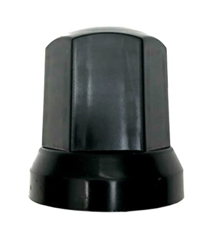 MelTruck Radmutterkappen Schutz Abdeckung Ø32 mm für Schrauben für LKW (60, Schwarz, Höhe - 54,5 mm) von MelTruck