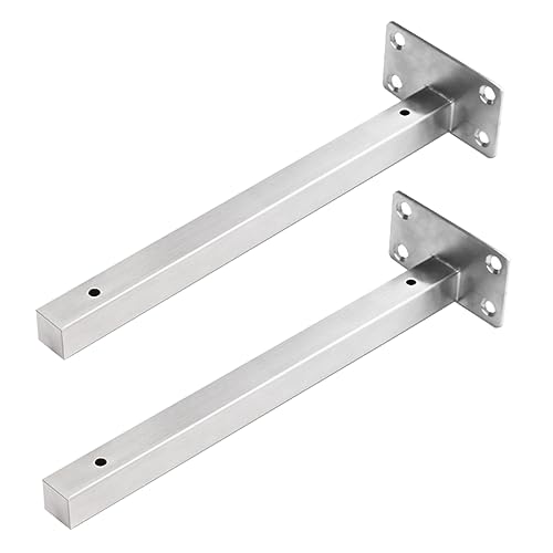 Melairy 2 Stück Regalhalterungen Schwerlast-Träger Regalträger Schwerlast Edelstahl Schwerlastkonsole Tisch Klappregalhalterungen DIY Halterung für Wand Montiert Melairy 2 Stück Regalhalterungen Schwerlast-Träger Regalträger Schwerlast Edelstahl Schwerlastkonsole Tisch Klappregalhalterungen DIY Halterung für Wand Montiert von Melairy