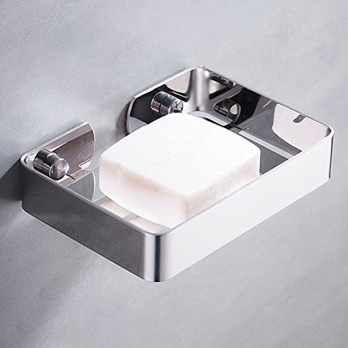 Melairy Seifenhalter Selbstklebende Chrom Seifenhalter ohne Bohren Seifenschale Edelstahl,für Dusche Küche und Bad von Melairy