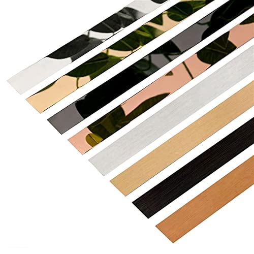 5 m Selbstklebende Zierleiste for Zierleisten und Wandverkleidung, 201 Edelstahl, metallisiertes, spiegelähnliches Finish, dekorative Zierleiste for Tür, Wand, Spiegel, Möbel, Kleiderschrank ( Color : 5 m Selbstklebende Zierleiste for Zierleisten und Wandverkleidung, 201 Edelstahl, metallisiertes, spiegelähnliches Finish, dekorative Zierleiste for Tür, Wand, Spiegel, Möbel, Kleiderschrank ( Color : von Melairya