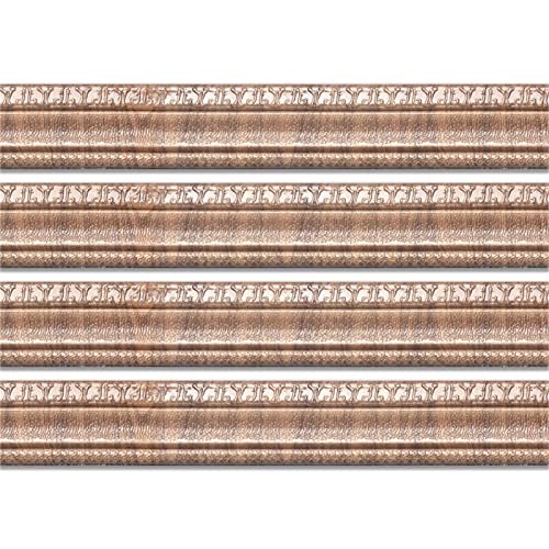 Melairya Flexible Sockelleistenleisten, abziehen und aufkleben, Selbstklebende Design-Wandleisten, Dichtungs- und Zierleisten for Wand, Sockelleiste, Decke (Color : Style11, Size : 230cmx4pcs) von Melairya