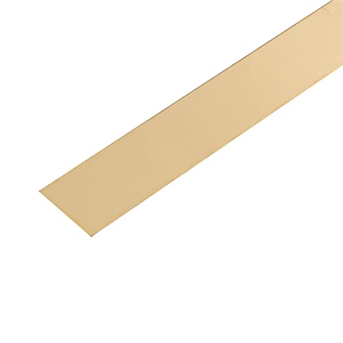 Selbstklebender Kantenstreifen, Zierleiste und Wandverkleidung, 201 Edelstahl, metallisierte, spiegelähnliche Oberfläche, abziehbares und aufklebbares Design, 5m (Color : Gold, Size : 1.5cm) von Melairya