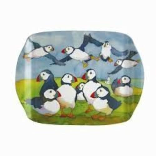 Melamaster Tablett Motiv verspielte Papageitaucher von Emma Ball Melamin-Tablett, 35 cm Melamaster Tablett Motiv verspielte Papageitaucher von Emma Ball Melamin-Tablett, 35 cm von Melamaster