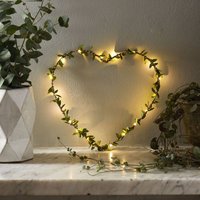 Grünes Blatt Fee Licht Herz | Personalisierte Geschenk Für Pflanzenliebhaber von MelaniePorterDesign