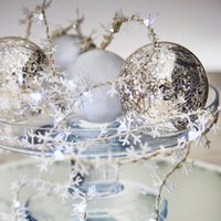 Schneeflocken Lichterkette | Weihnachtslichterkette Weihnachtslichter von MelaniePorterDesign