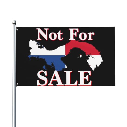 Panamakanal steht nicht zum Verkauf Flaggenschild 3x5 Ich liebe den Panamakanal steht nicht zum Verkauf Flagge Banner Wandteppich für Zimmer Hofschild Dekor Kein Fahnenmast von Melbrakin