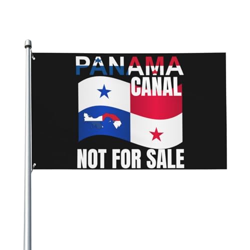 Panamakanal steht nicht zum Verkauf Flaggenschild 3x5 Ich liebe den Panamakanal steht nicht zum Verkauf Flagge Banner Wandteppich für Zimmer Hofschild Dekor Kein Fahnenmast von Melbrakin