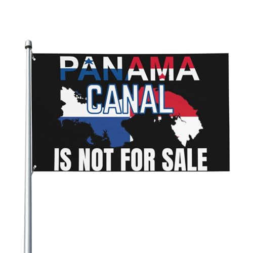 Panamakanal steht nicht zum Verkauf Flaggenschild 4x6 Ich liebe den Panamakanal steht nicht zum Verkauf Flagge Banner Wandteppich für Zimmer Hofschild Dekor Kein Fahnenmast von Melbrakin