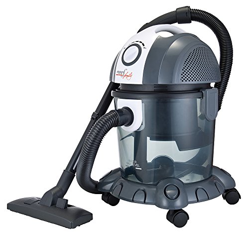 Melchioni family 118140006 mr bin g Bodenstaubsauger mit Wasserfilter, Plastik, 15 liters, Grau von Melchioni