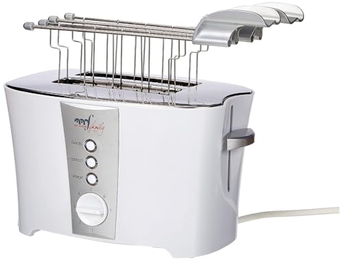 Melchioni 118310008 Toaster mit Toastzange TOSTO, elektrischer Sandwichtoaster, automatischer Auswurf, 2 Schlitze, 7 Toaststufen, Auftaufunktion, 600W Leistung, Kunststoff, White Melchioni 118310008 Toaster mit Toastzange TOSTO, elektrischer Sandwichtoaster, automatischer Auswurf, 2 Schlitze, 7 Toaststufen, Auftaufunktion, 600W Leistung, Kunststoff, White von Melchioni