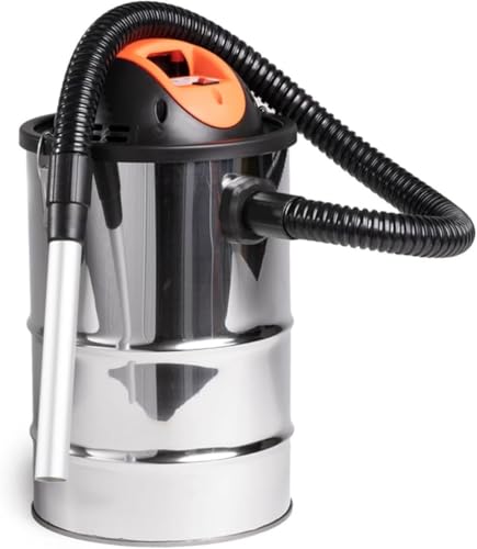 Melchioni Family CENERELLO, Metall-Aschesauger mit Doppelfilter, Schwarz, Kapazität 18 Liter von Melchioni