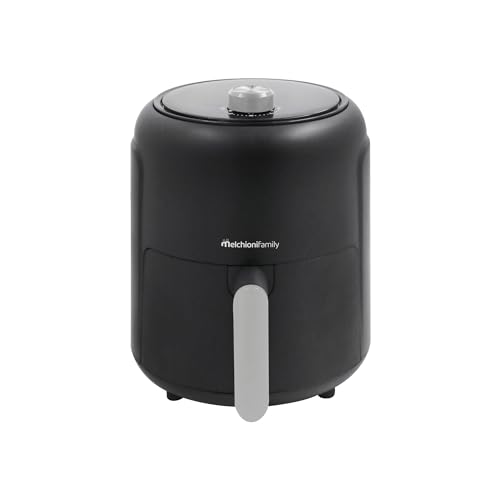 Melchioni Family Sofia Luftfritteuse, 2,5 l, 1000 W, Fettreduzierung, 80%, abnehmbarer Korb mit Timer-Griff, 30 min, einstellbare Temperatur bis 200 °C von Melchioni