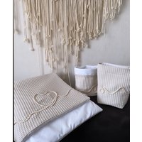 Babydecke , Kinderdecke Einzeln Oder Im Set Mit Utensilo, Windeltasche, Dekokissen Schwan Babydecke , Kinderdecke Einzeln Oder Im Set Mit Utensilo, Windeltasche, Dekokissen Schwan von MeliHaShop