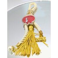 2026 Gouri Silber Granatapfel Charm Mit Goldener Quaste Und Strasssteinen 2026 Gouri Silber Granatapfel Charm Mit Goldener Quaste Und Strasssteinen von MeliRita