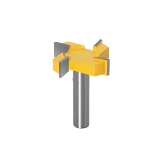 1 stück/4 stücke 1/2 "12mm Schaft 4 Rand T Typ Stoßen Fräser Holzbearbeitung Werkzeug Router Bits for Holz Industrie Grade Fräser Stoßen(12.7X12.7) von Meliaen