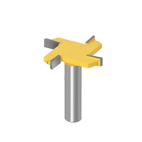 1 stück/4 stücke 1/2 "12mm Schaft 4 Rand T Typ Stoßen Fräser Holzbearbeitung Werkzeug Router Bits for Holz Industrie Grade Fräser Stoßen(12.7X6.35) von Meliaen