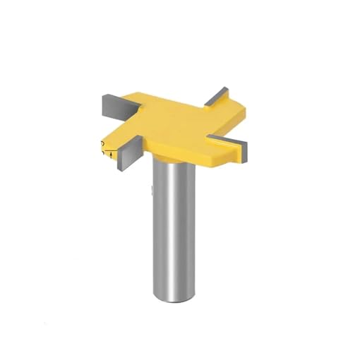 1 stück/4 stücke 1/2 "12mm Schaft 4 Rand T Typ Stoßen Fräser Holzbearbeitung Werkzeug Router Bits for Holz Industrie Grade Fräser Stoßen(12X6.35) von Meliaen
