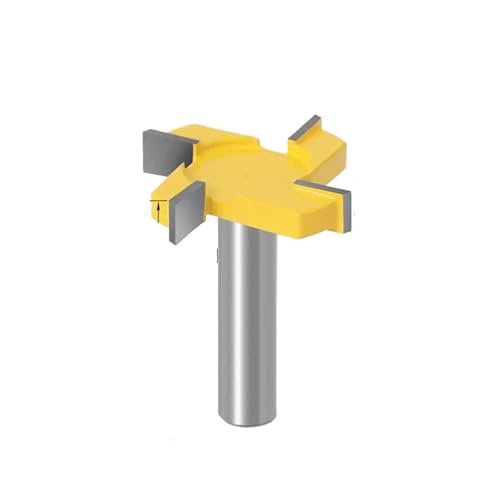 1 stück/4 stücke 1/2 "12mm Schaft 4 Rand T Typ Stoßen Fräser Holzbearbeitung Werkzeug Router Bits for Holz Industrie Grade Fräser Stoßen(12X9.52) von Meliaen