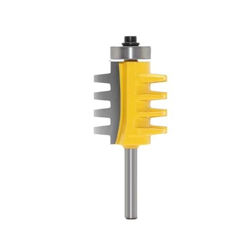 1 stück 8mm 6mm 1/4 Inc Schaft Schiene Reversible Finger Joint Kleber Router Bit Kegel Zapfen Holz Fräser Power werkzeuge Holz Router Cutter(6.35mm shank) von Meliaen