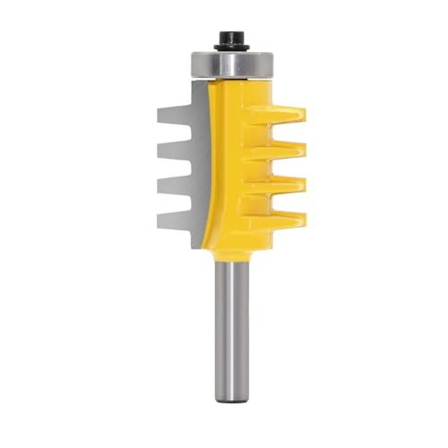1 stück 8mm 6mm 1/4 Inc Schaft Schiene Reversible Finger Joint Kleber Router Bit Kegel Zapfen Holz Fräser Power werkzeuge Holz Router Cutter(8mm shank) von Meliaen