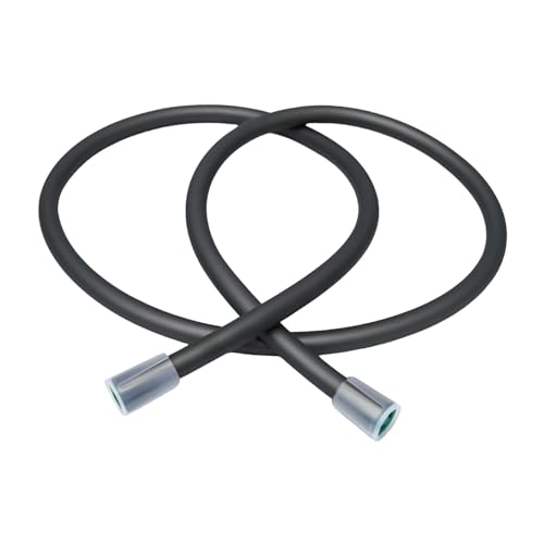 1 stück Flexibler Silikon-Duschkopfschlauch 1,5 Mt .75 Mt Langer Explosionsgeschützter Brauseschlauch Sanitärrohr Badzubehör(Metal gun,150cm) von Meliaen