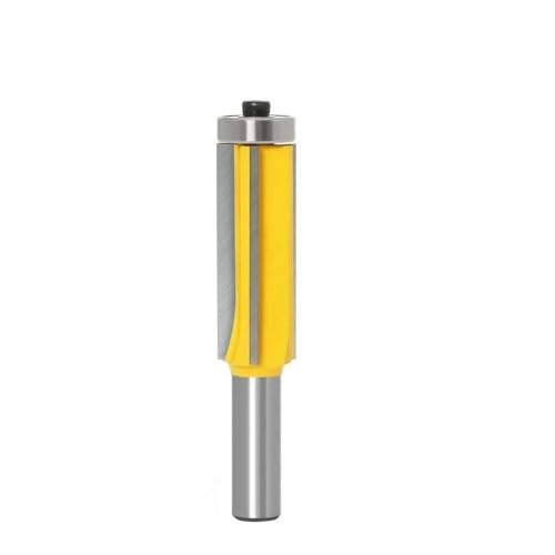 1 stück Fräser 12mm Schaft Flush Trim Router Bit 4 Flöte Muster Holz Router Bit Top Lager Bits Holzbearbeitung werkzeuge(12x19.05x52mm) von Meliaen