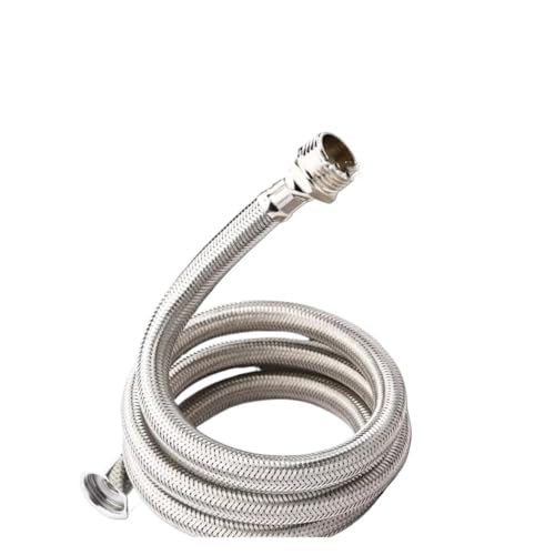 1 stück G1/2 Innen- Und Außengewinde Geflochtenes Rohr Brauseschlauch Edelstahl Flexibles Kopfrohr for Badezimmerzubehör(40cm) von Meliaen