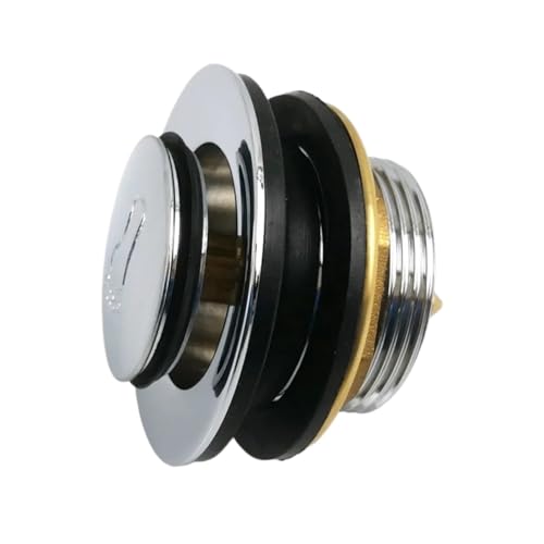 1pc Badewanne Bounce Abtropffläche/einzel-kopf Fuß-betrieben Abtropffläche/kupfer Abtropffläche Küche Zubehör Wanne Ablauf(C-Big cover 38mm) von Meliaen