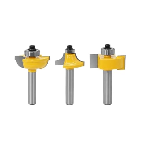 3 stücke 8mm Schaft Router Bits Set Perlen Bit Runde Über Perle Rahmen Tür TV Form Fräser for Holz Power Tools 3 stücke 8mm Schaft Router Bits Set Perlen Bit Runde Über Perle Rahmen Tür TV Form Fräser for Holz Power Tools von Meliaen
