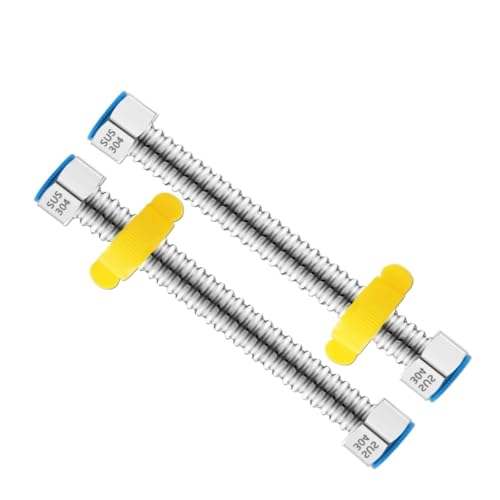 300 cm-10 m 304 Edelstahl Waschbecken & Toilette Wasser gewebt 1/2 "Sanitärschlauch Bad Heizung verbinden Wellrohre Schraubenschlüssel Rohr(3.5M) von Meliaen