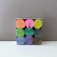 9 Kreppbänder Extra Breit Regenbogen Pastell Mix, Deko Party von Meligraphy