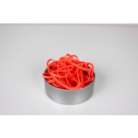 Gummibänder Neon Orange, Gummiband, Haushaltsgummi, Rubber Band, Bunte Gummiringe, Office, Home, Schule von Meligraphy
