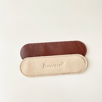 Kaweco Etui Leder, Lederetui, Creme Espresso, Stifthülle, Geschenk von Meligraphy