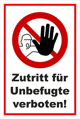 Melis-Folienwerkstatt Aufkleber – Zutritt verboten - 15x10cm – S00355-003-B 20 VAR Melis-Folienwerkstatt Aufkleber – Zutritt verboten - 15x10cm – S00355-003-B 20 VAR von Melis-Folienwerkstatt