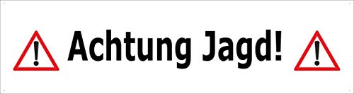 Melis-Folienwerkstatt Absperr-Banner – Achtung Jagd – 300x80cm – P00003-014-A Melis-Folienwerkstatt Absperr-Banner – Achtung Jagd – 300x80cm – P00003-014-A von Melis-Folienwerkstatt