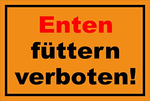 Melis-Folienwerkstatt Aufkleber – Enten füttern verboten - 15x10cm – S00039-025-E -20 Varianten Melis-Folienwerkstatt Aufkleber – Enten füttern verboten - 15x10cm – S00039-025-E -20 Varianten von Melis-Folienwerkstatt
