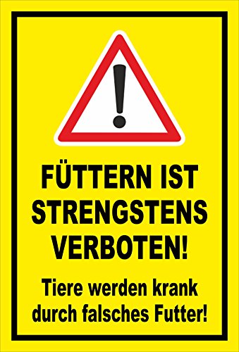 Melis-Folienwerkstatt Aufkleber – Füttern strengstens verboten - 15x10cm – S00039-017-C -20 VAR Melis-Folienwerkstatt Aufkleber – Füttern strengstens verboten - 15x10cm – S00039-017-C -20 VAR von Melis-Folienwerkstatt