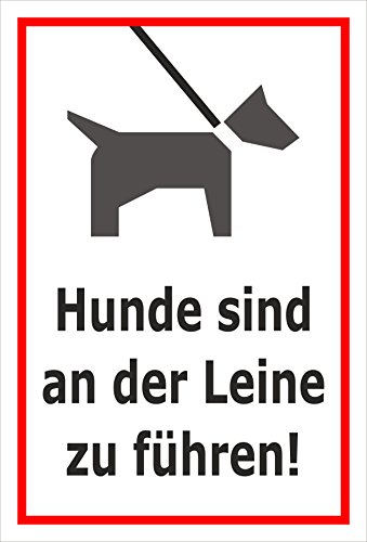 Melis-Folienwerkstatt Aufkleber Hunde sind an der Leine zu führen 15x10cm – 20 VAR S00216-004-B Melis-Folienwerkstatt Aufkleber Hunde sind an der Leine zu führen 15x10cm – 20 VAR S00216-004-B von Melis-Folienwerkstatt