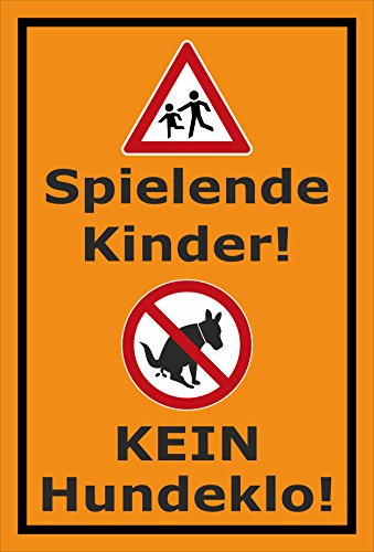 Melis-Folienwerkstatt Aufkleber Kinder - Kein Hundeklo - 45x30cm – 20 VAR S00187-012-E von Melis-Folienwerkstatt