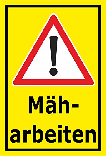 Melis-Folienwerkstatt Aufkleber Mäharbeiten - 60x40cm – 20 VAR S00359-007-C von Melis-Folienwerkstatt