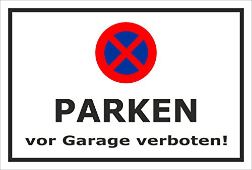 Melis-Folienwerkstatt Parken verboten Schild – Abschleppschild - Parken vor Garage verboten - Garageneinfahrt – 30x20 cm – Aufkleber – Verschiedene Größen und Materialien Melis-Folienwerkstatt Parken verboten Schild – Abschleppschild - Parken vor Garage verboten - Garageneinfahrt – 30x20 cm – Aufkleber – Verschiedene Größen und Materialien von Melis-Folienwerkstatt