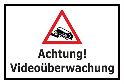 Melis-Folienwerkstatt Aufkleber - Video-überwachung - 15x10cm – S00348-013-A 20 VAR Melis-Folienwerkstatt Aufkleber - Video-überwachung - 15x10cm – S00348-013-A 20 VAR von Melis-Folienwerkstatt