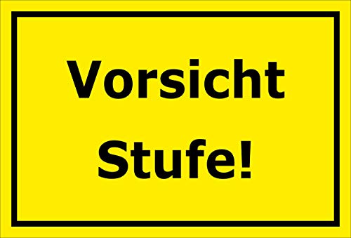 Melis-Folienwerkstatt Aufkleber – Vorsicht Stufe - 30x20cm – S00085-089-C 20 VAR Melis-Folienwerkstatt Aufkleber – Vorsicht Stufe - 30x20cm – S00085-089-C 20 VAR von Melis-Folienwerkstatt