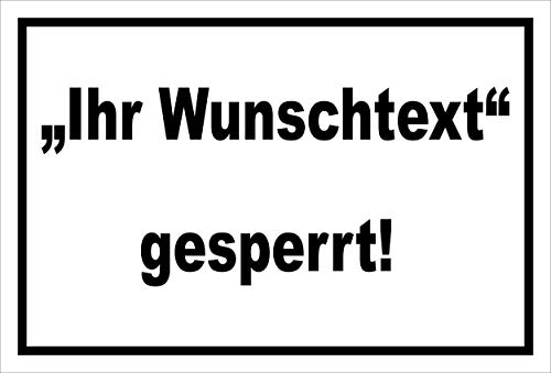 Melis-Folienwerkstatt Aufkleber Wunschtext gesperrt - 15x10cm – 20 VAR S00100-018-A Melis-Folienwerkstatt Aufkleber Wunschtext gesperrt - 15x10cm – 20 VAR S00100-018-A von Melis-Folienwerkstatt