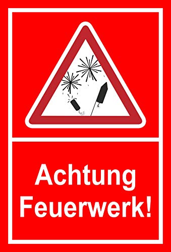 Melis-Folienwerkstatt Schild - Achtung Feuerwerk - 15x10cm | Bohrlöcher | 3mm Aluverbund – S00360-010-D -20 VAR. Melis-Folienwerkstatt Schild - Achtung Feuerwerk - 15x10cm | Bohrlöcher | 3mm Aluverbund – S00360-010-D -20 VAR. von Melis-Folienwerkstatt