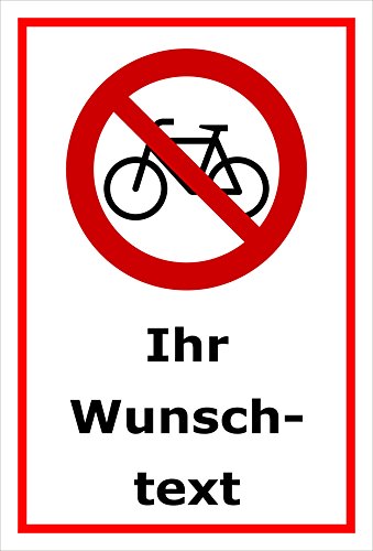 Melis-Folienwerkstatt Schild - Fahr-räder verboten - 30x20cm | Bohrlöcher | 3mm Hartschaum – S00050-002-B -20 Varianten Melis-Folienwerkstatt Schild - Fahr-räder verboten - 30x20cm | Bohrlöcher | 3mm Hartschaum – S00050-002-B -20 Varianten von Melis-Folienwerkstatt