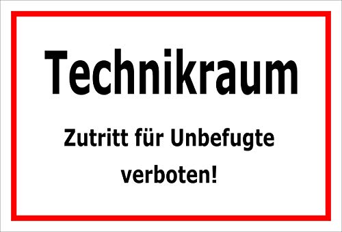 Melis-Folienwerkstatt Aufkleber – Technik-Raum - 15x10cm – S00070-079-B -20 VAR Melis-Folienwerkstatt Aufkleber – Technik-Raum - 15x10cm – S00070-079-B -20 VAR von Melis-Folienwerkstatt