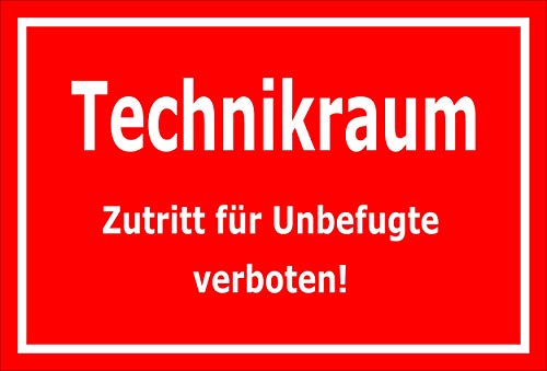 Melis-Folienwerkstatt Aufkleber – Technik-Raum - 30x20cm – S00070-079-D -20 VAR Melis-Folienwerkstatt Aufkleber – Technik-Raum - 30x20cm – S00070-079-D -20 VAR von Melis-Folienwerkstatt